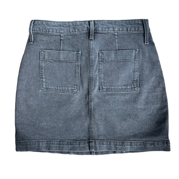 2/$15 Old Navy 4 jean mini skirt black with pockets - Picture 4 of 7